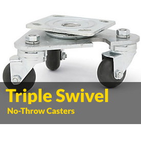 Triple Swivel Casters